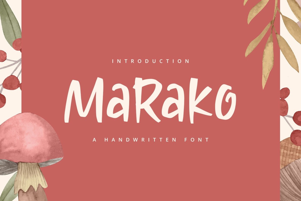 Marako Font preview