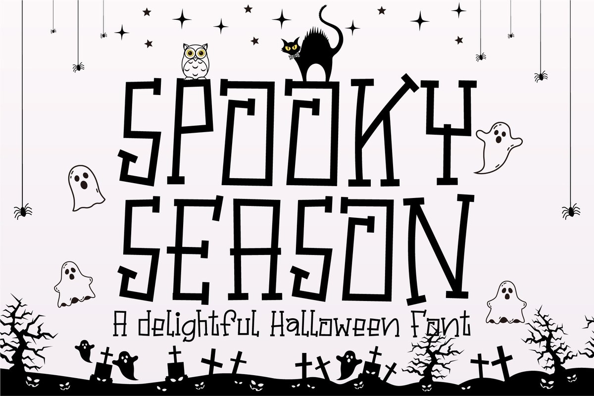 Spooky Season Font preview