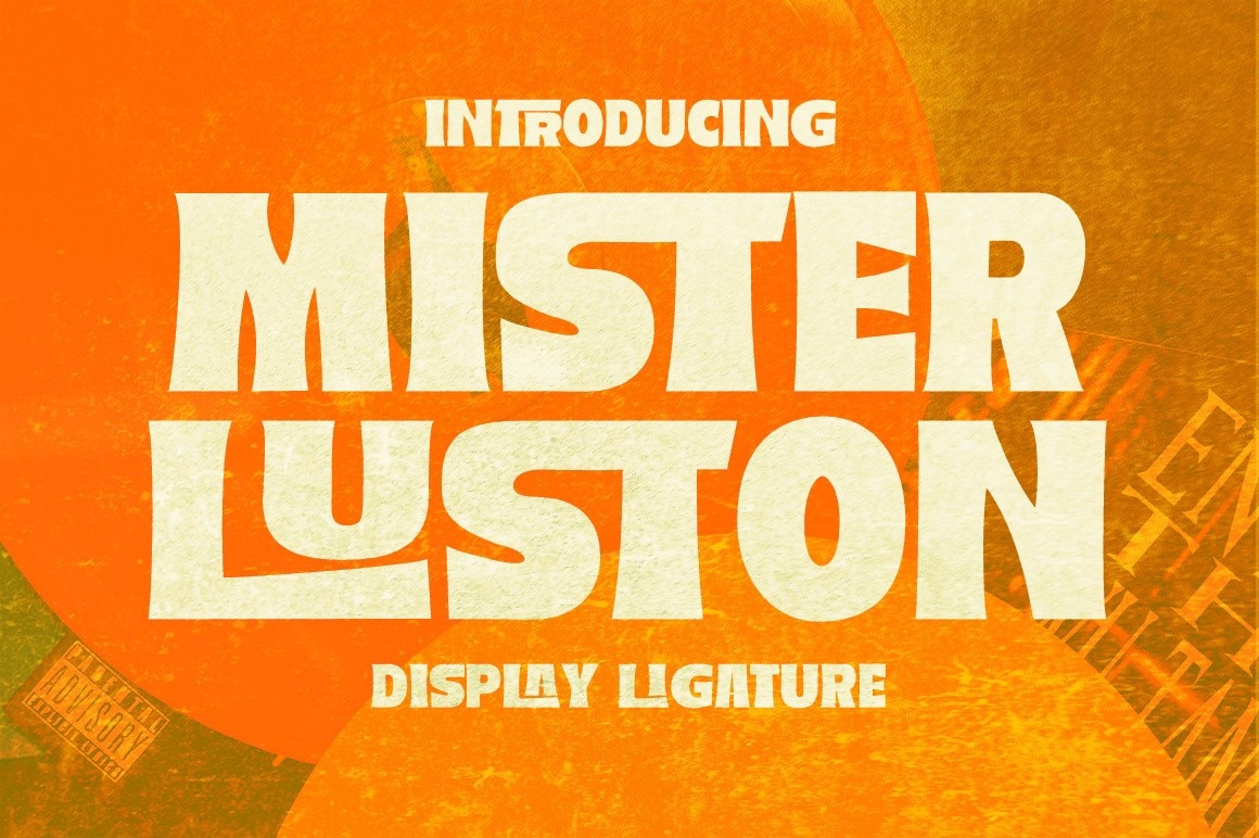 Mister Luston Font preview