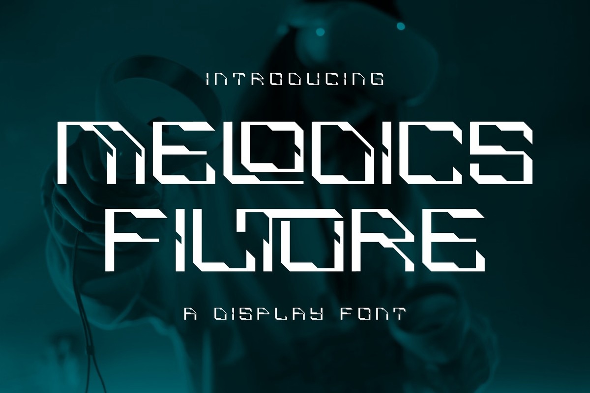 Melodics Filture Font preview