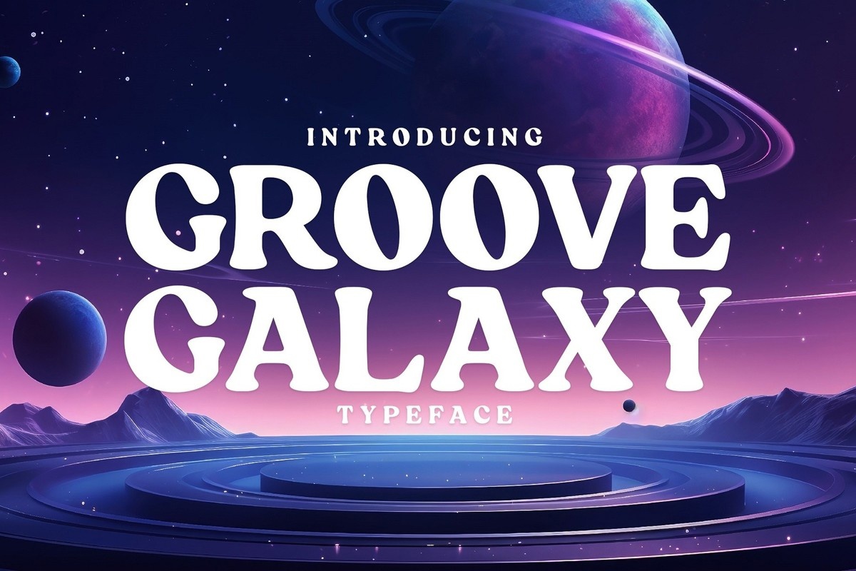 Groove Galaxy Regular Font preview