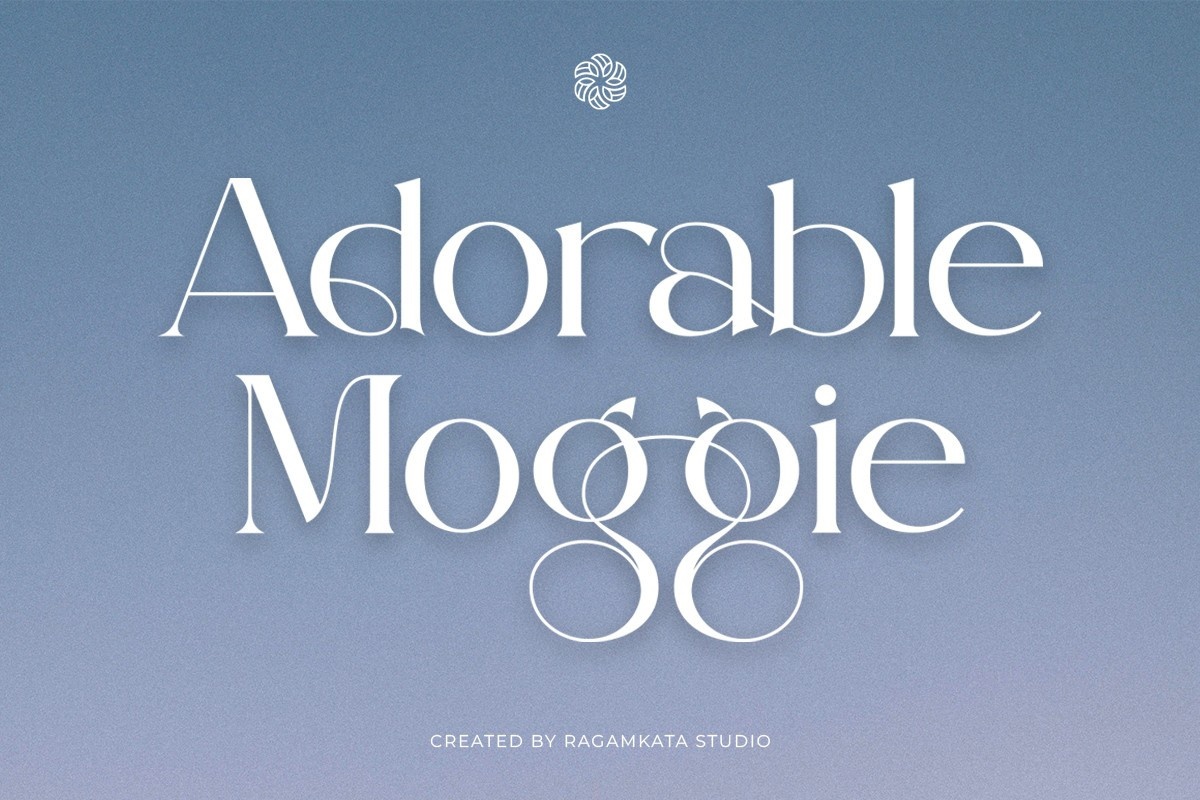 Adorable Moggie Font preview
