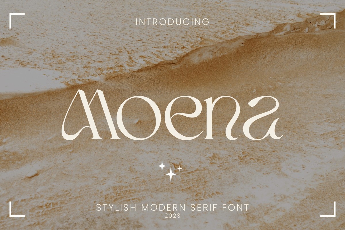 Moena Font preview