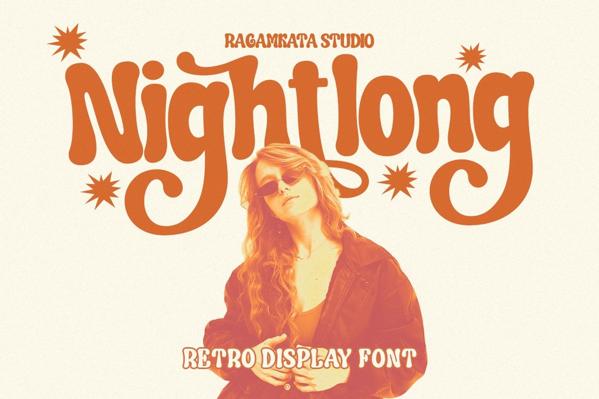 Nightlong Font preview