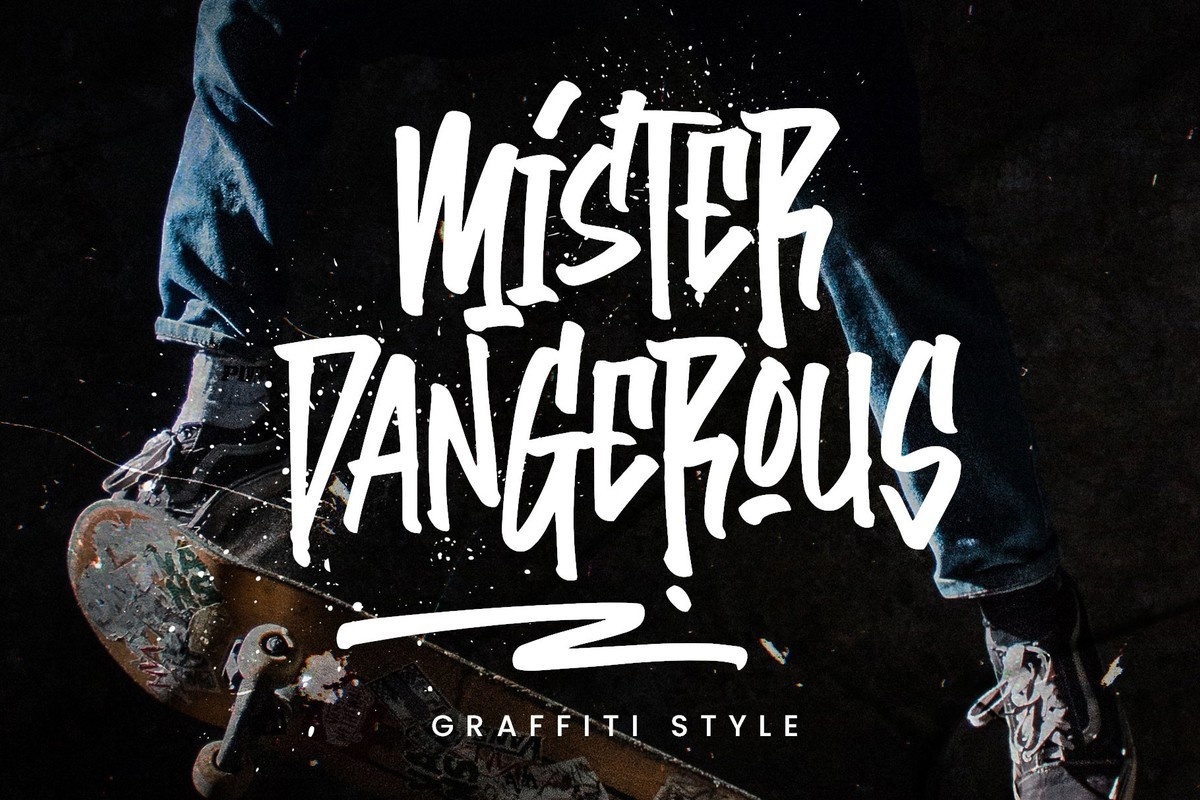 Mister Dangerous Regular Font preview