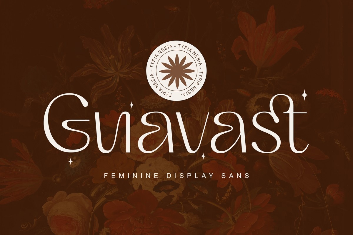 Guavast Font preview