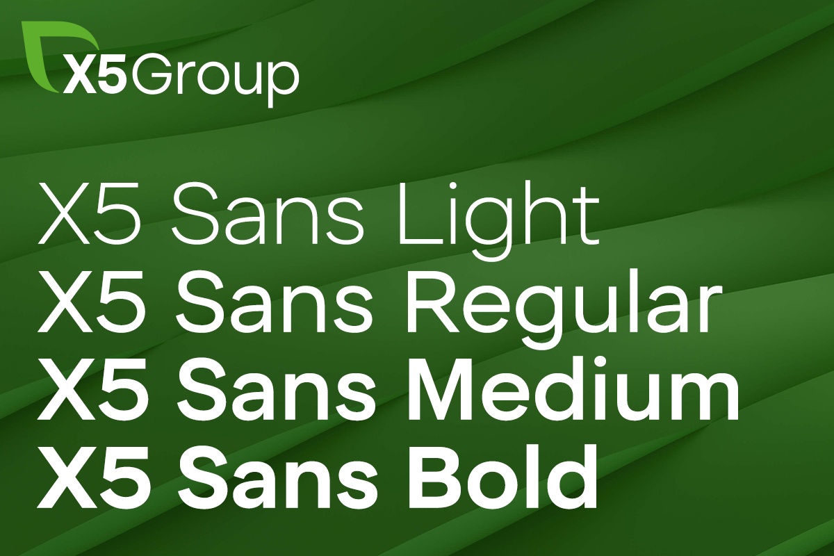 X5 Sans (X5 Retail Group) Regular Font preview