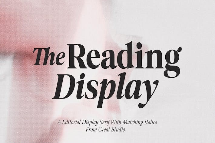 The Reading Display Regular Font preview