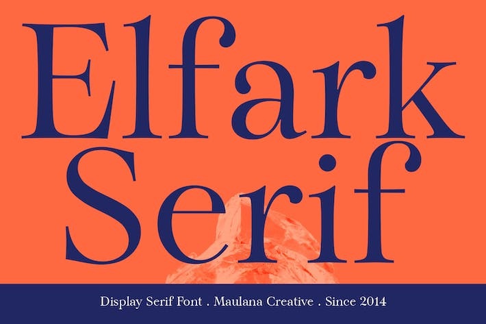 Elfark Serif Regular Font preview