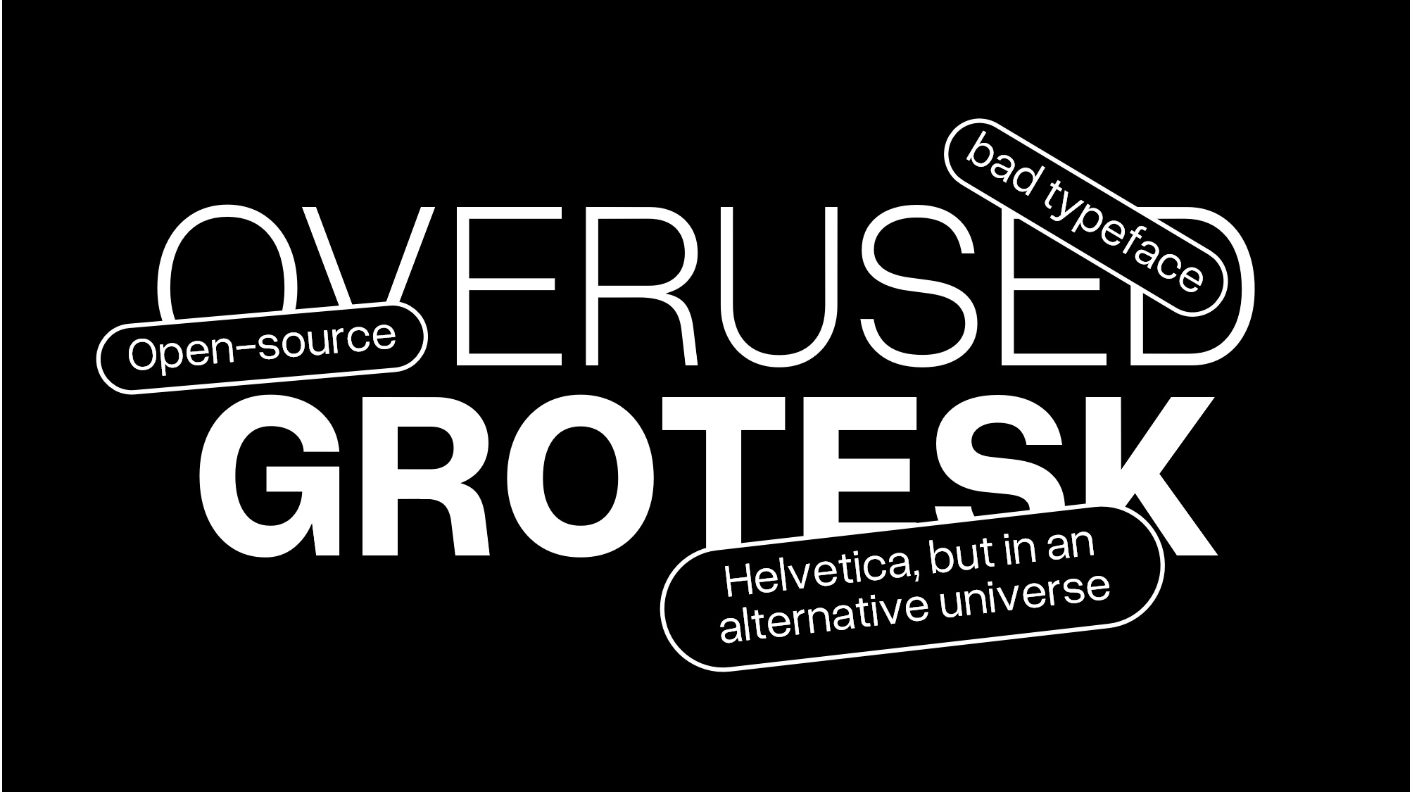 Overused Grotesk Book Font preview