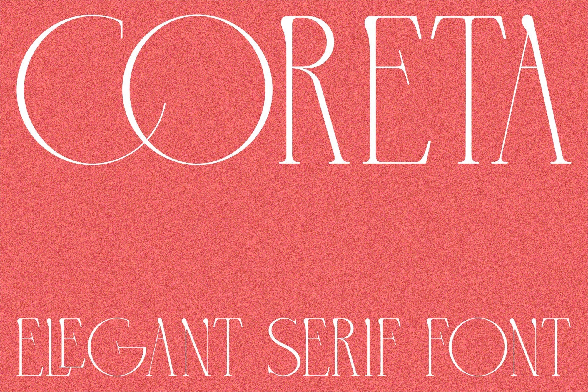 Coreta Font preview