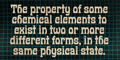 Allotropic Regular Font preview