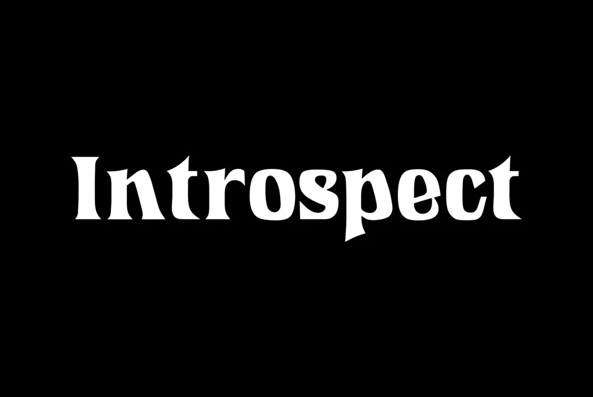URW Introspect Font preview