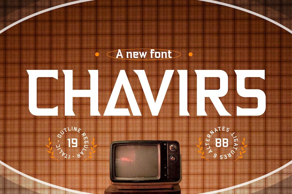 Chavirs Regular Font preview