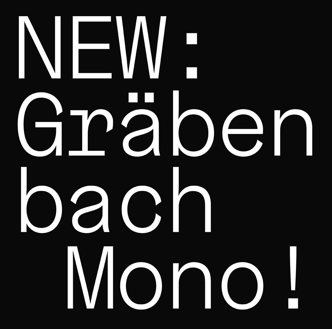 Grabenbach Mono Font preview