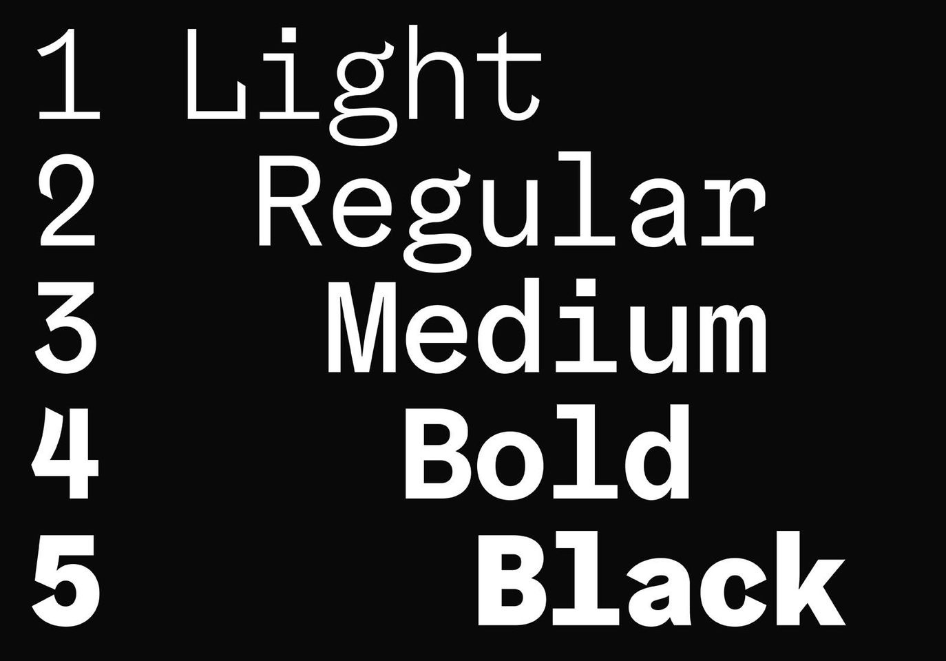 Grabenbach Mono Black Font preview