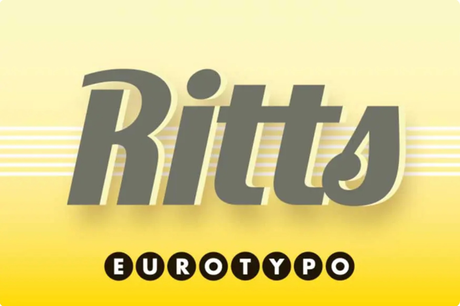 Ritts Regular Font preview