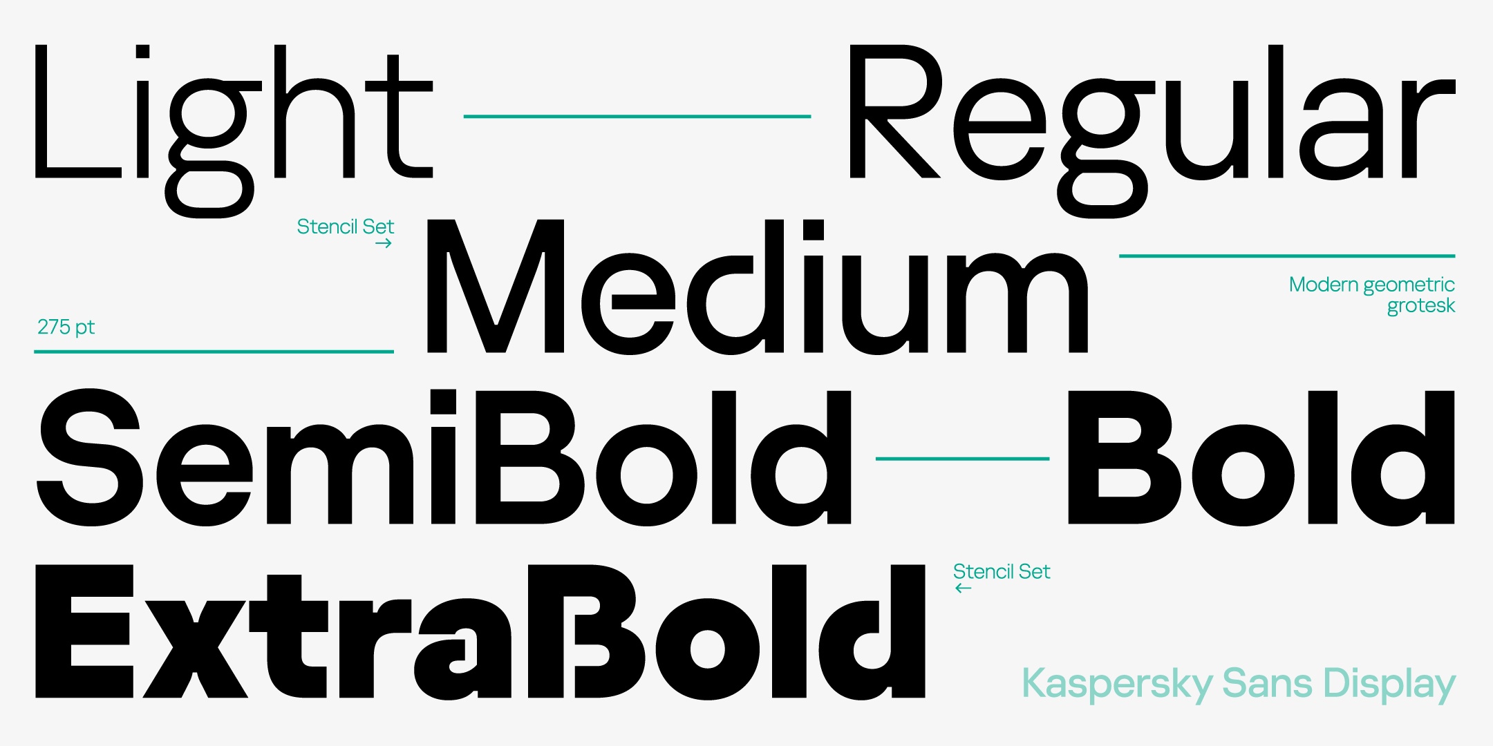 Kaspersky Sans Mono Bold Font preview