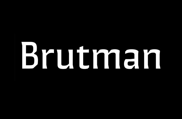 Brutman 120 Font preview