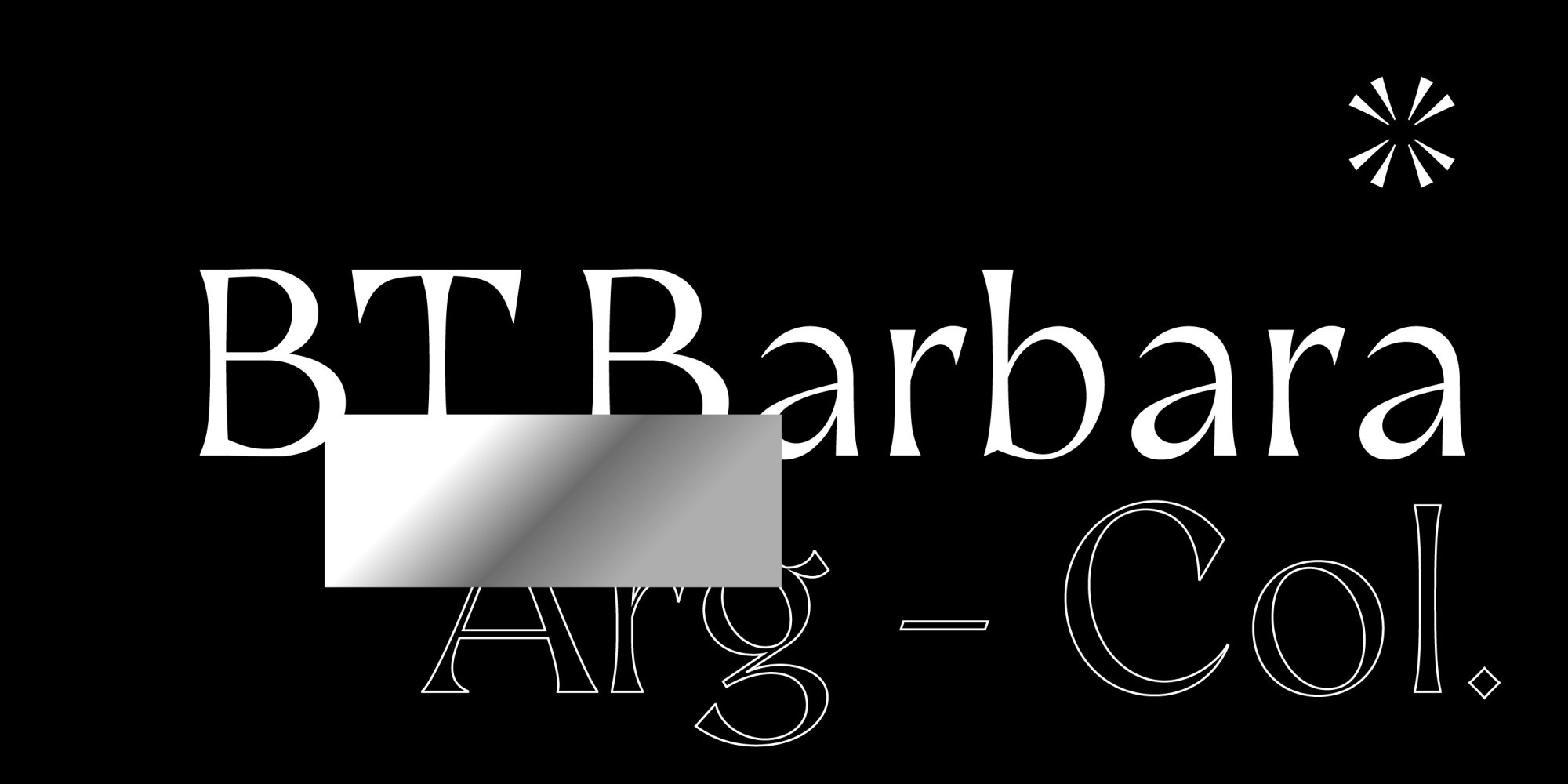 BT Barbara Regular Font preview