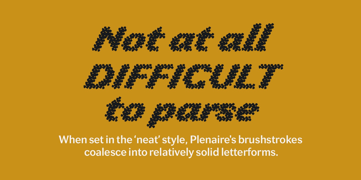 Plantaire Regular Font preview