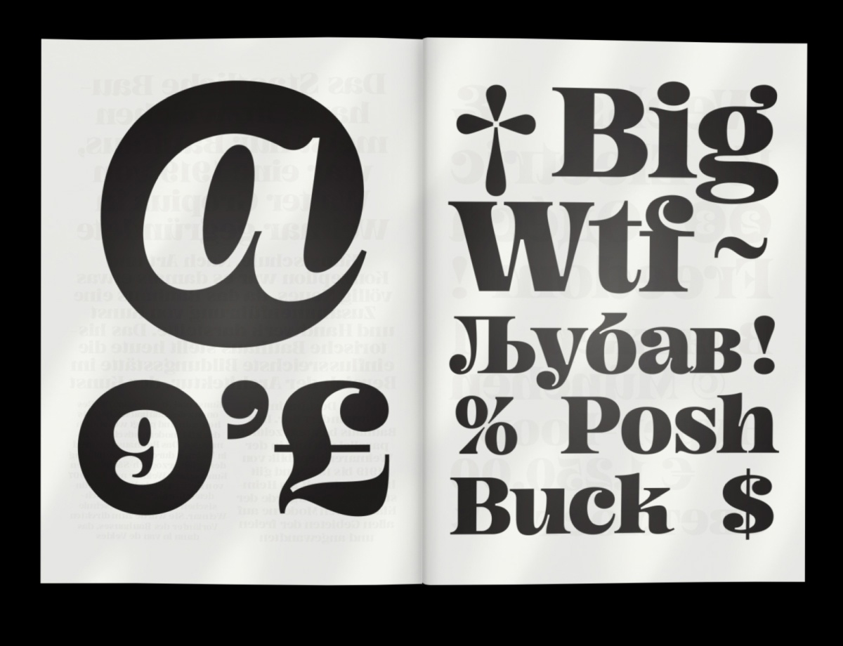 Okay Serif Bold Italic Font preview