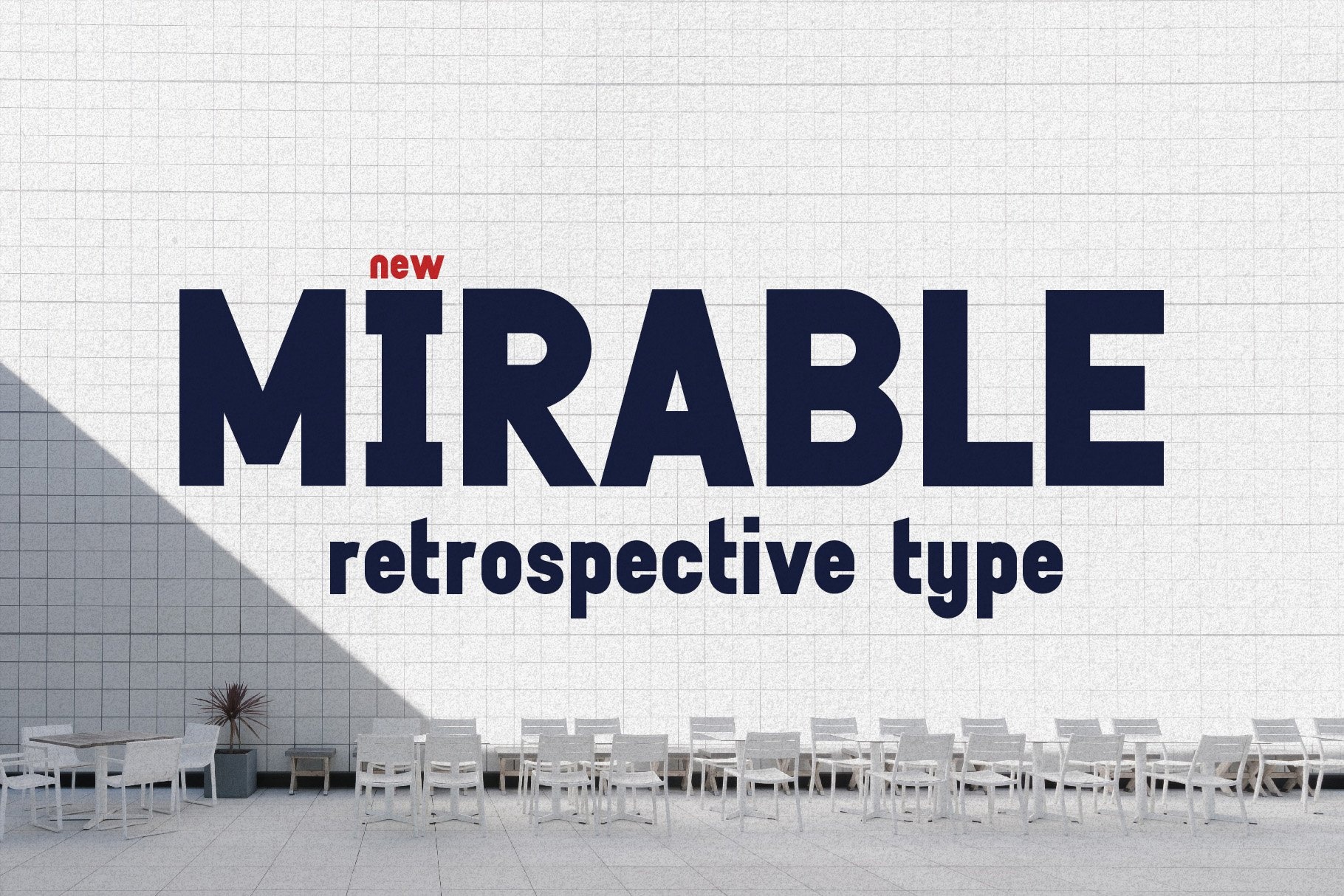 Mirable Regular Font preview
