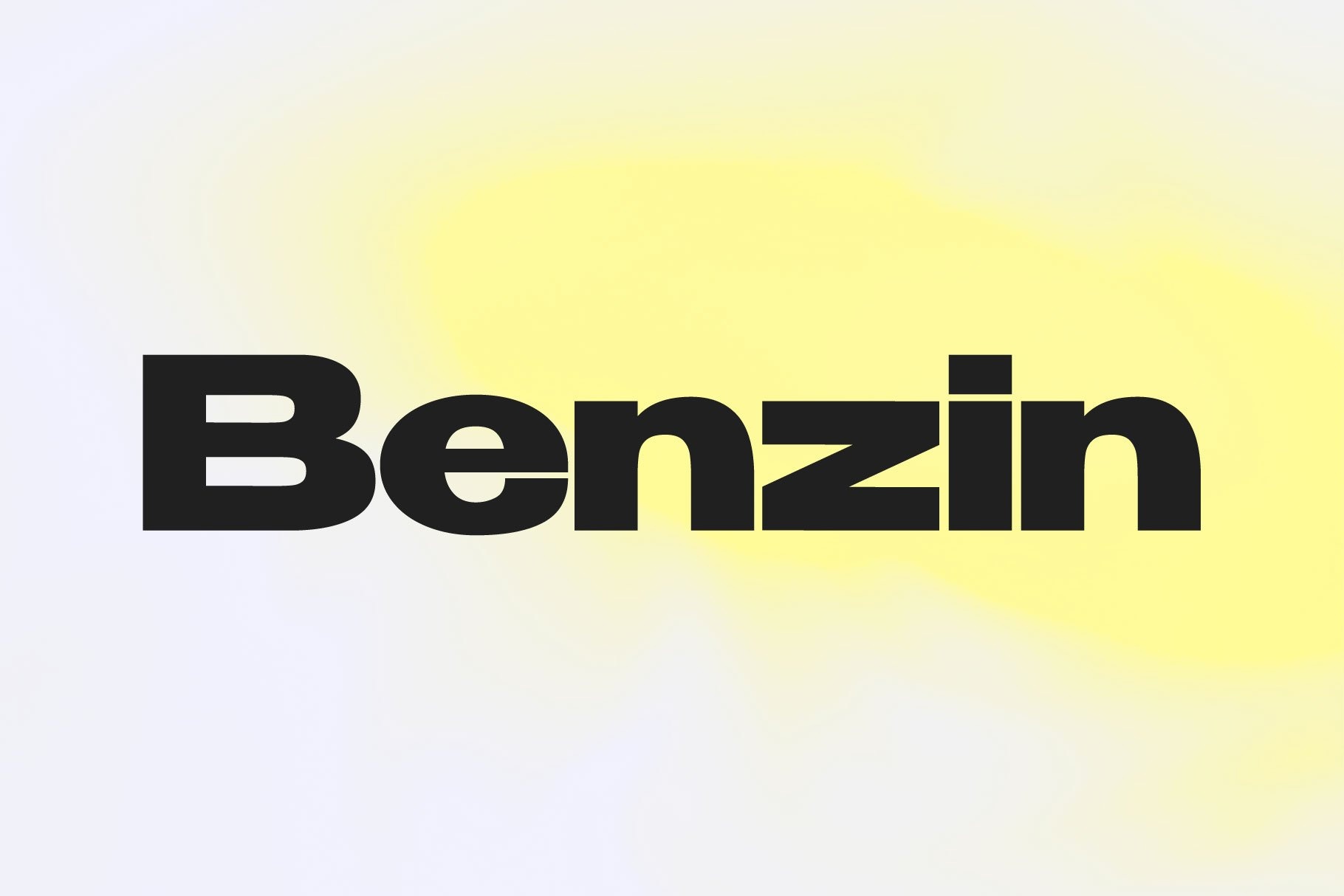 Benzin Family Font preview