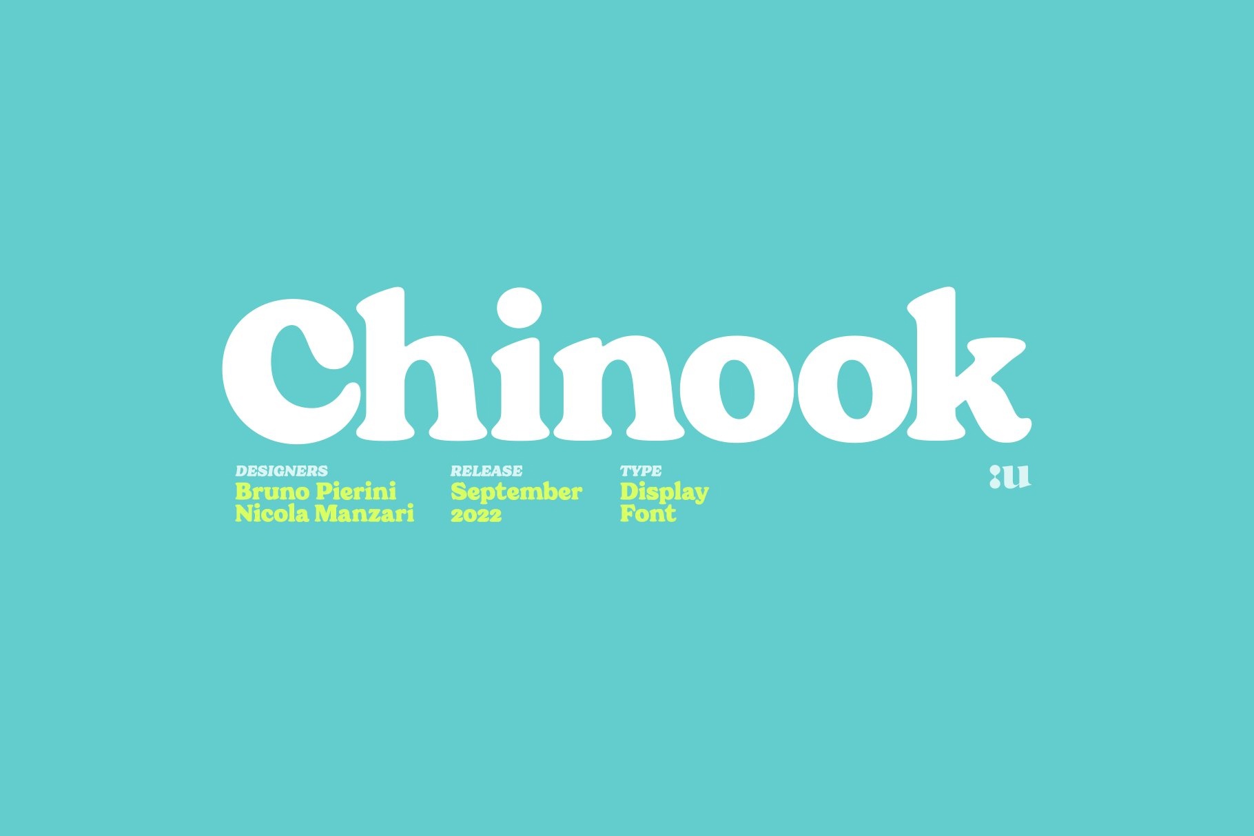 Chinook Display Font preview