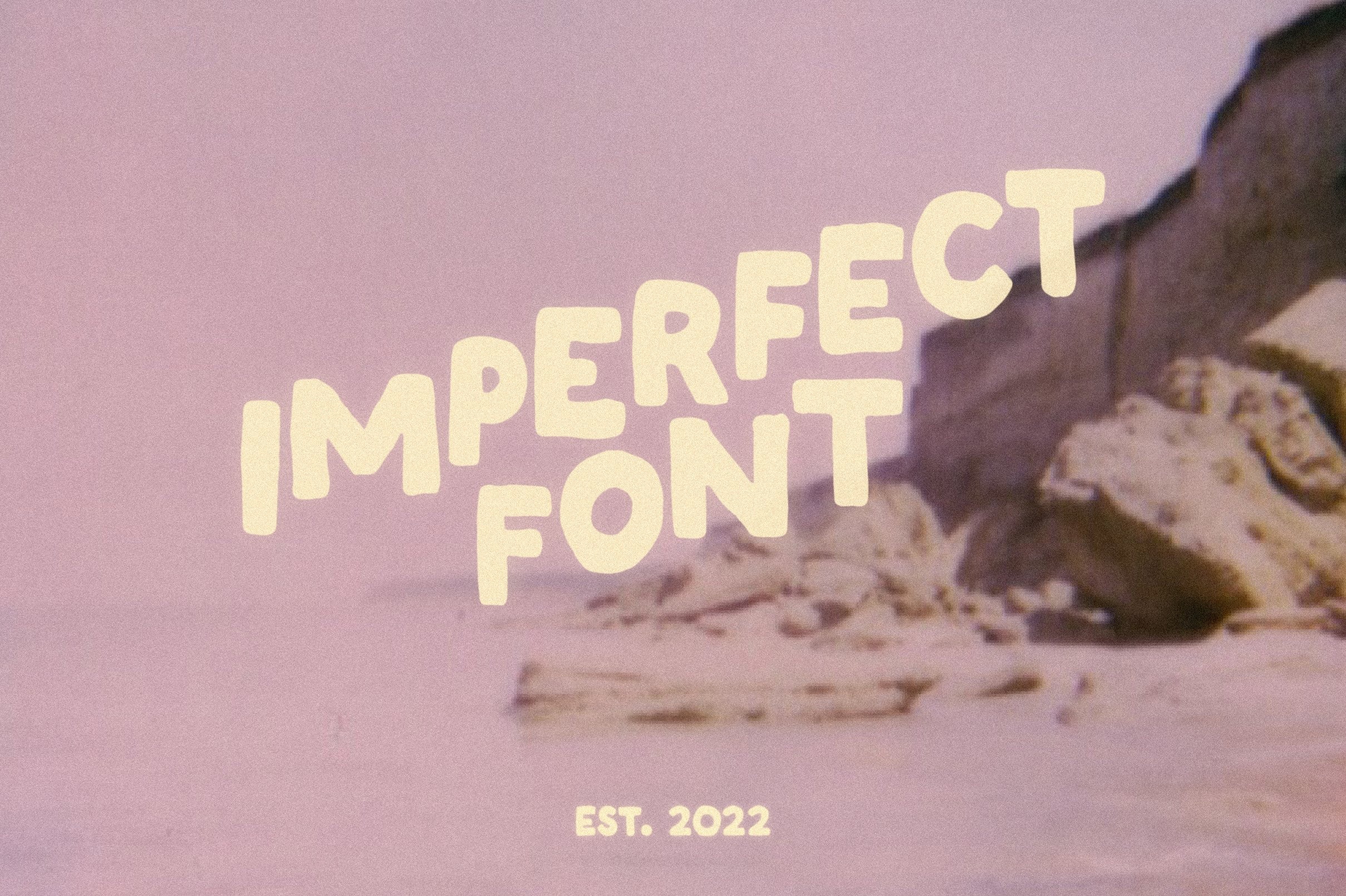 Imperfect Regular Font preview