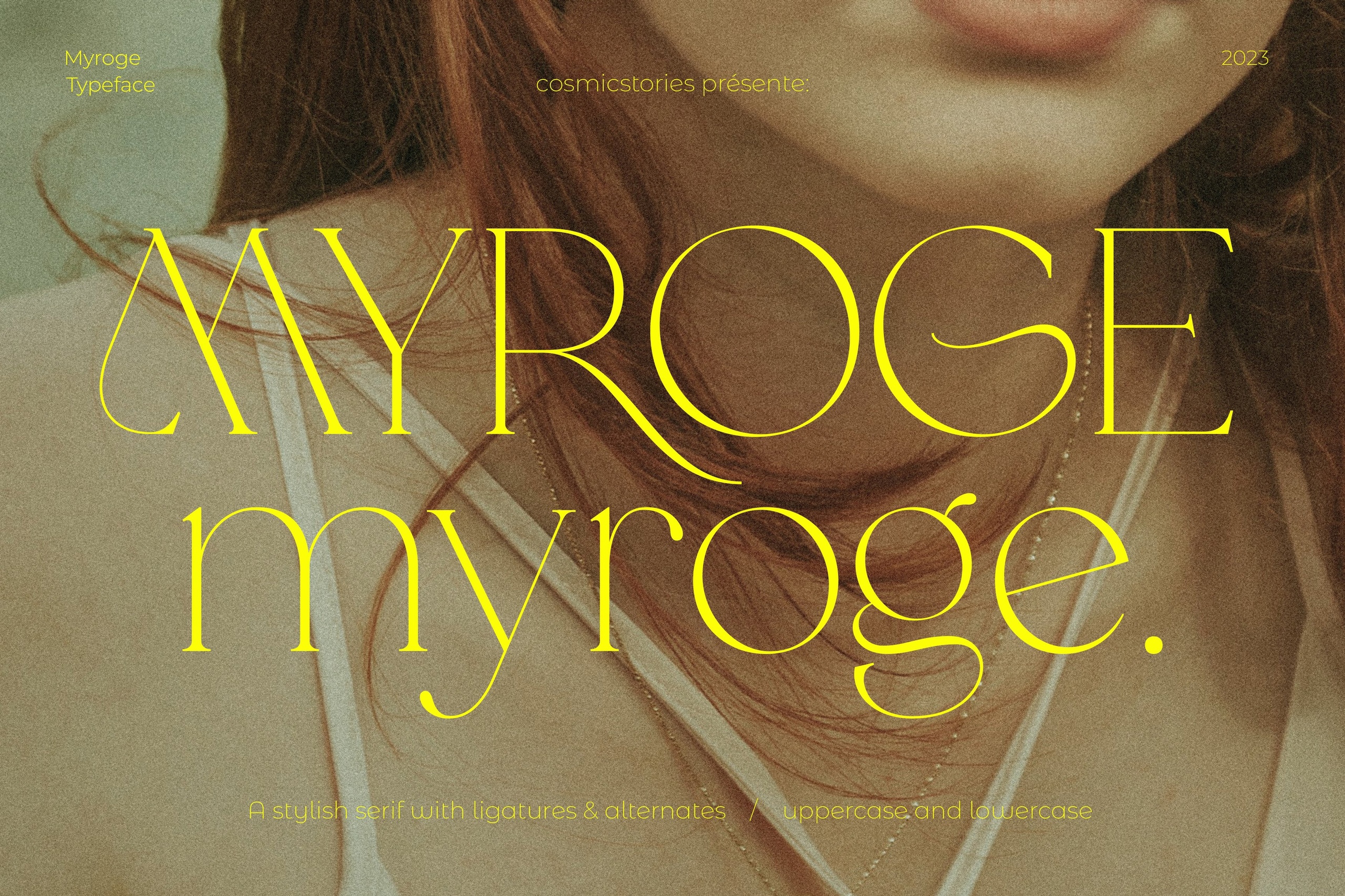 MYROGE Regular Font preview