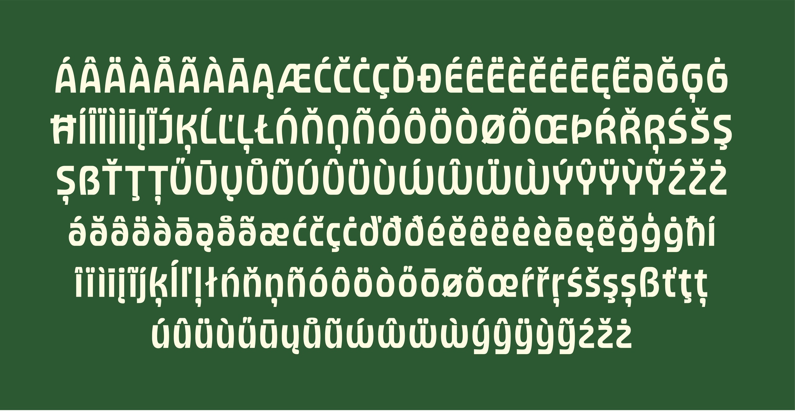 Forager Thin Font preview