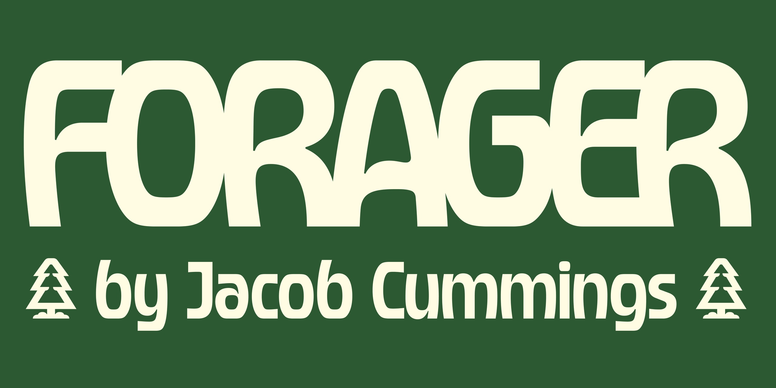 Forager Medium Font preview