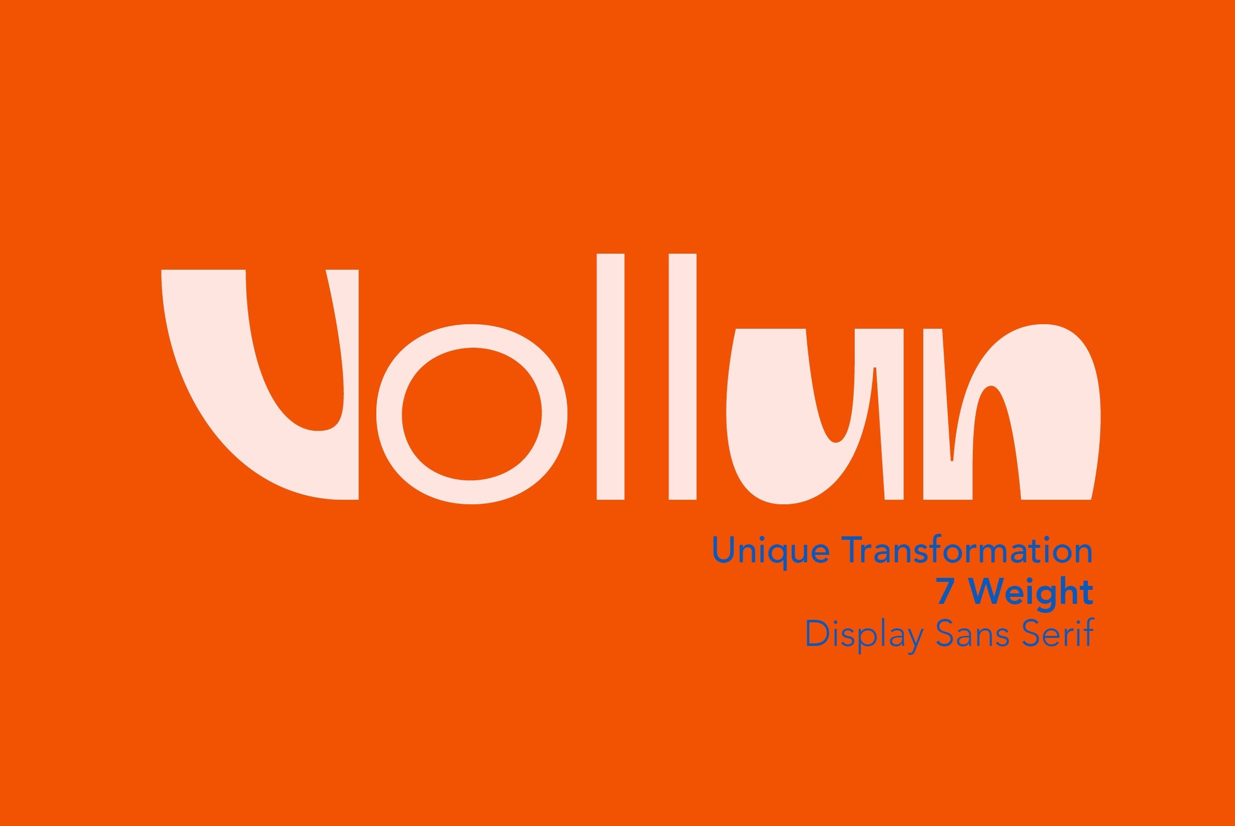 ZT Vollun Display Light Font preview