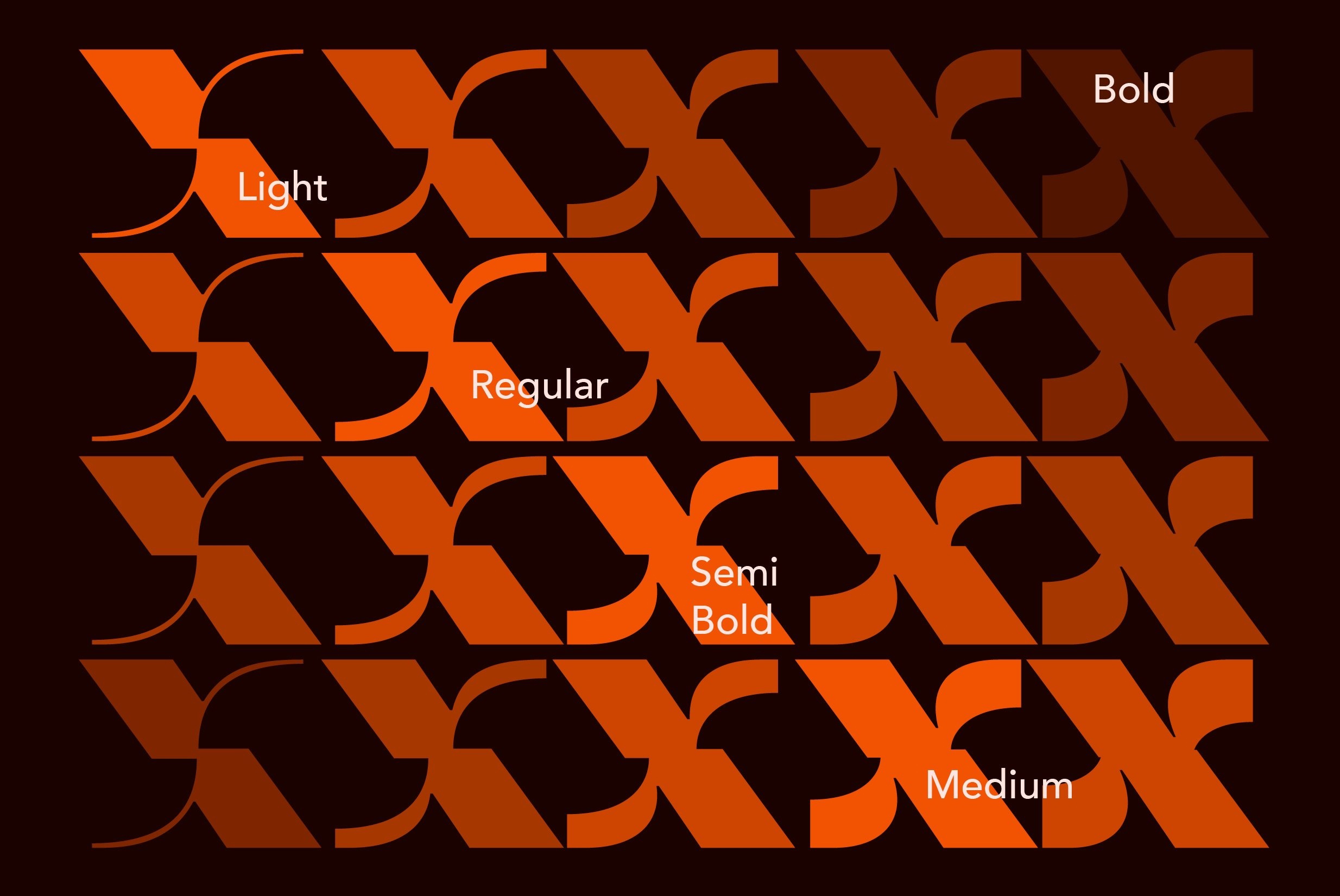 ZT Vollun Display Light Font preview