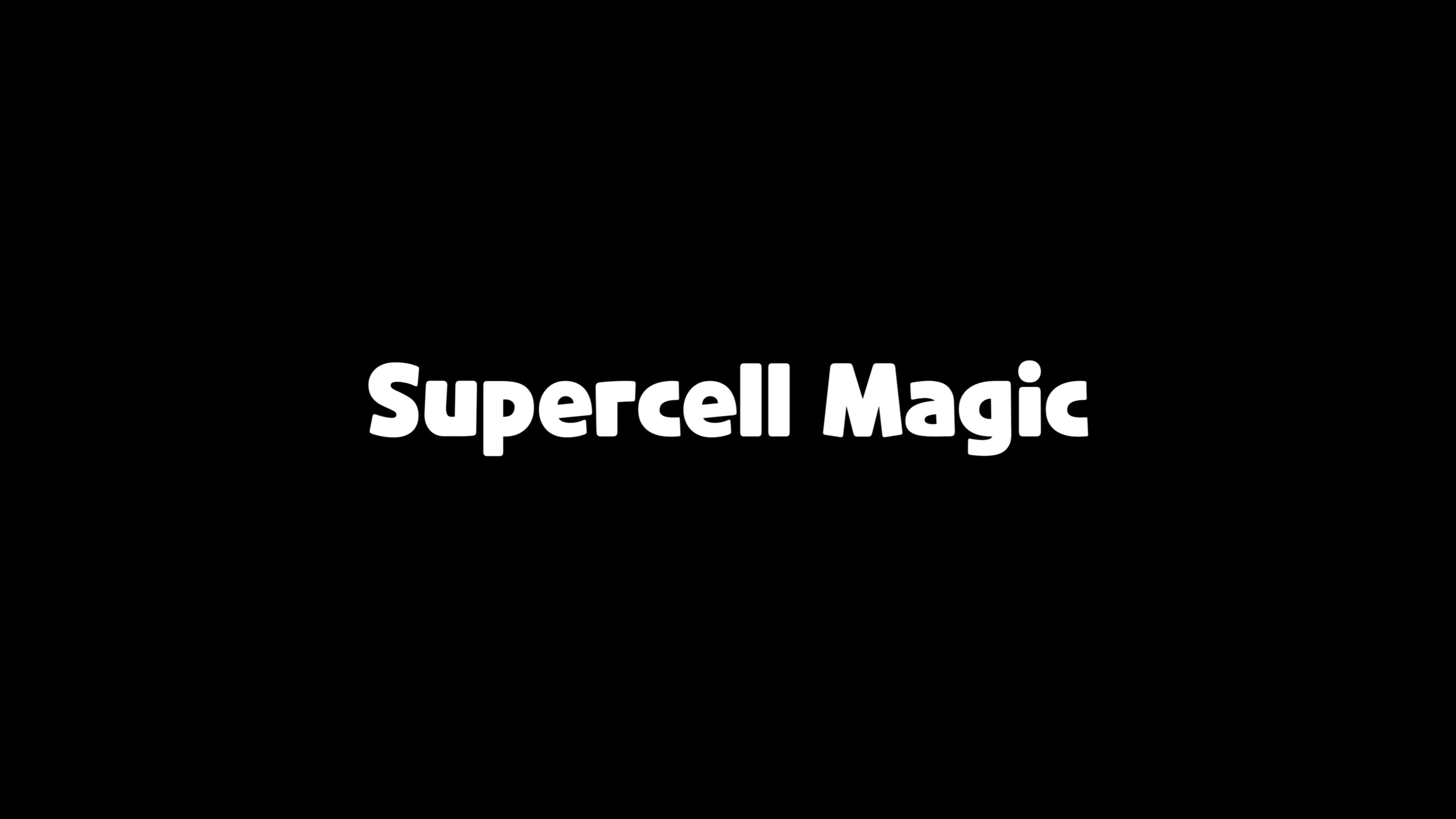 SUPERCELL MAGIC Font preview