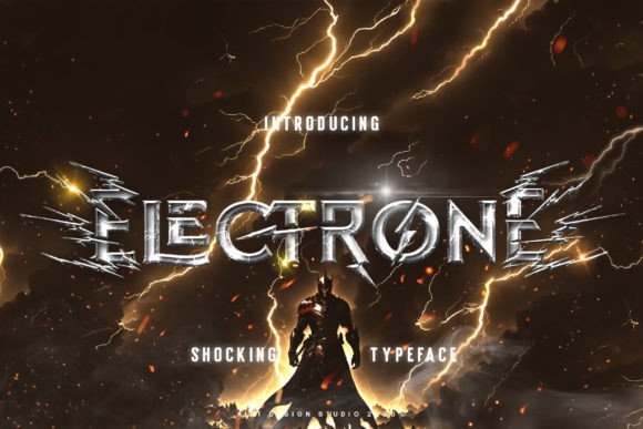 Electrone Regular Font preview