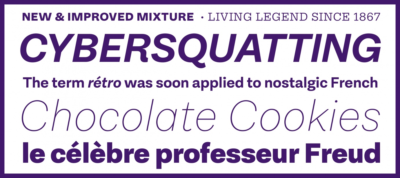 Equitan Sans Semi Bold Italic Font preview