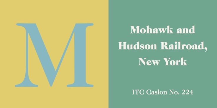ITC Caslon No. 224 Font preview