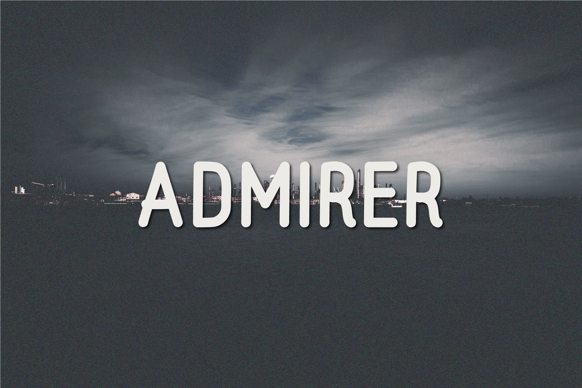 Admirer Font preview