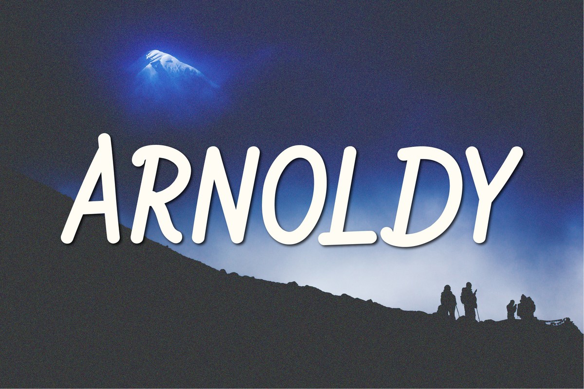 Arnoldy Font preview