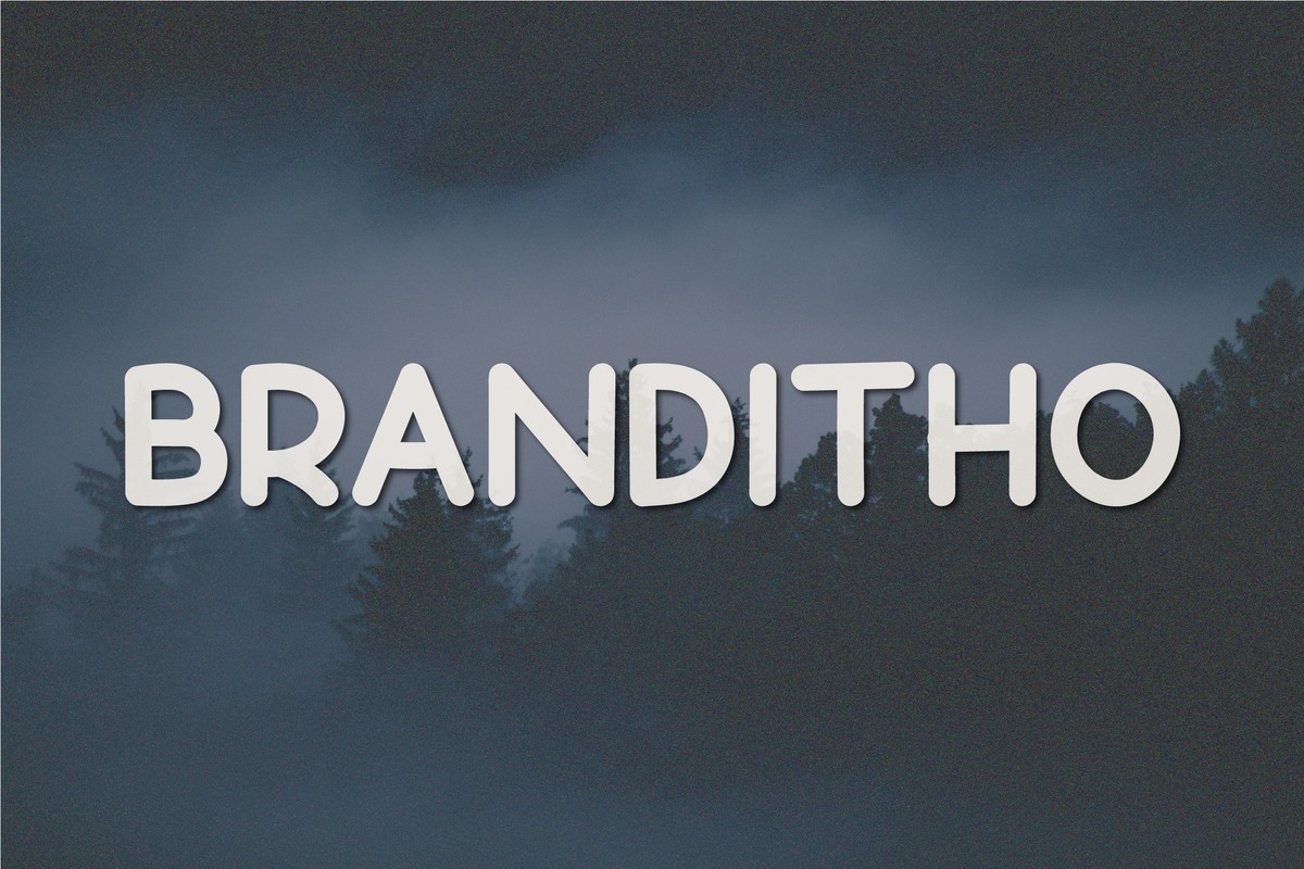 Branditho Regular Font preview