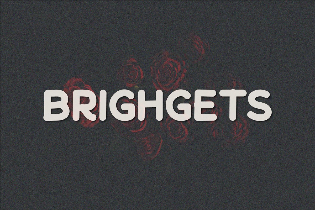 Brighgets Regular Font preview