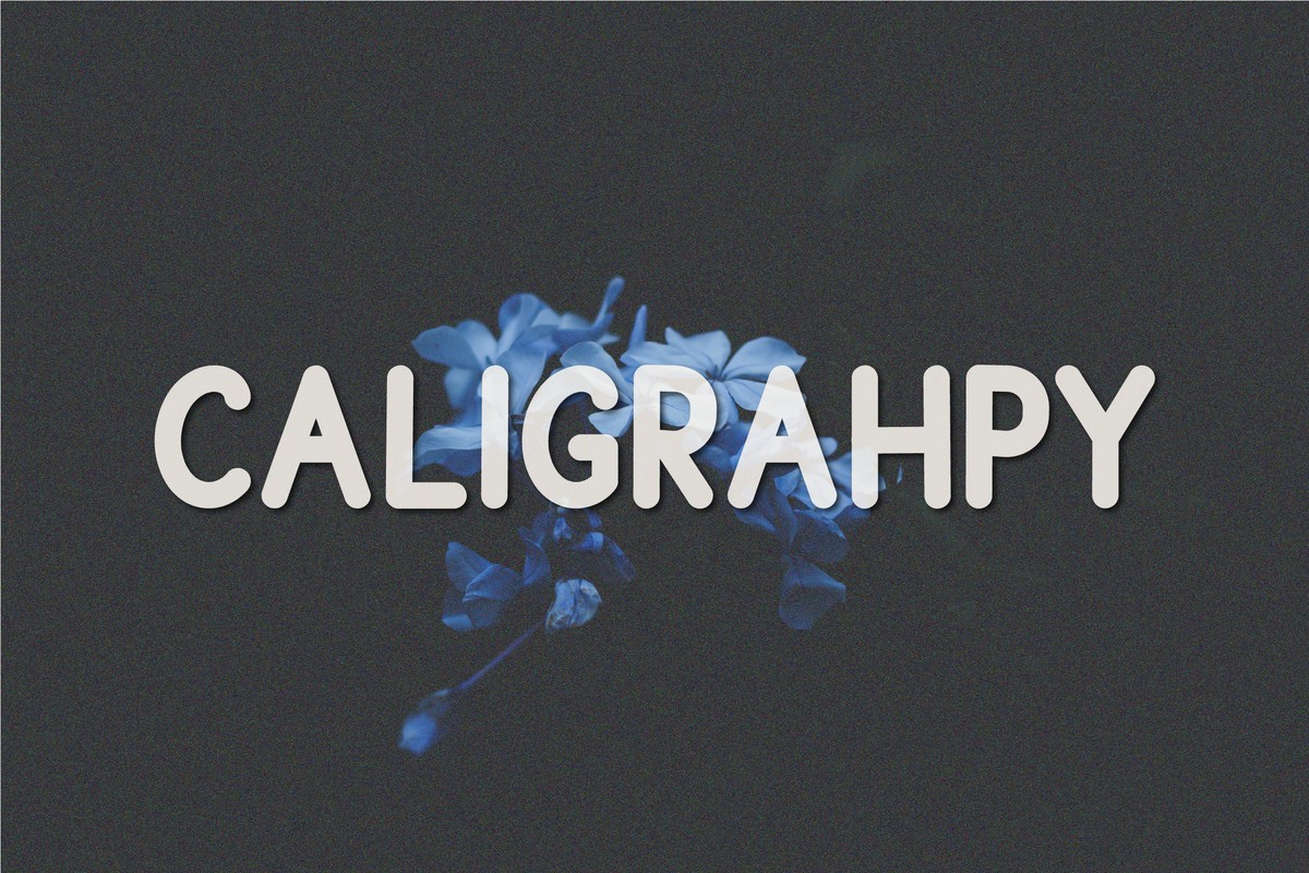 Caligrahpy Font preview