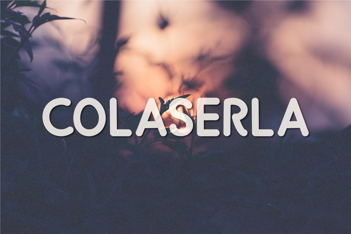 Colaserla Font preview