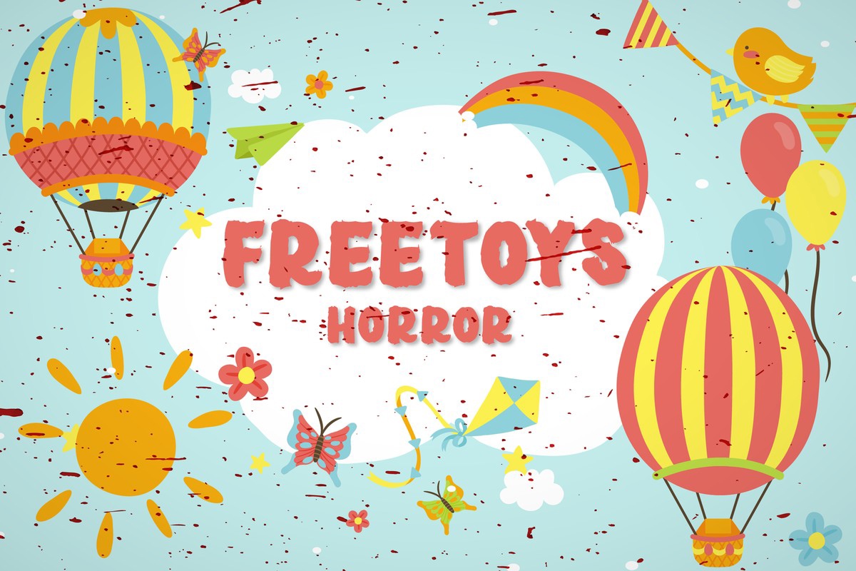 Freetoys Horror Font preview