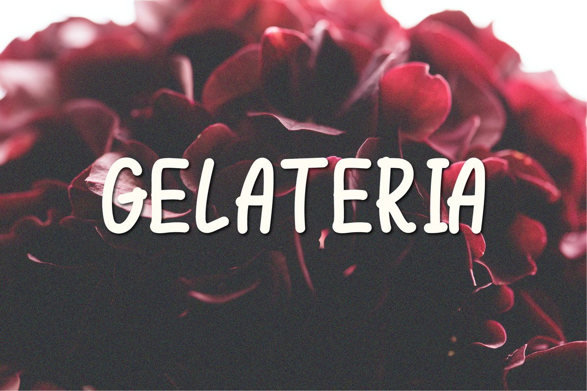 Gelateria Font preview