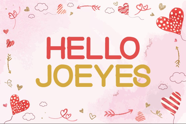 Hello Joeyes Font preview