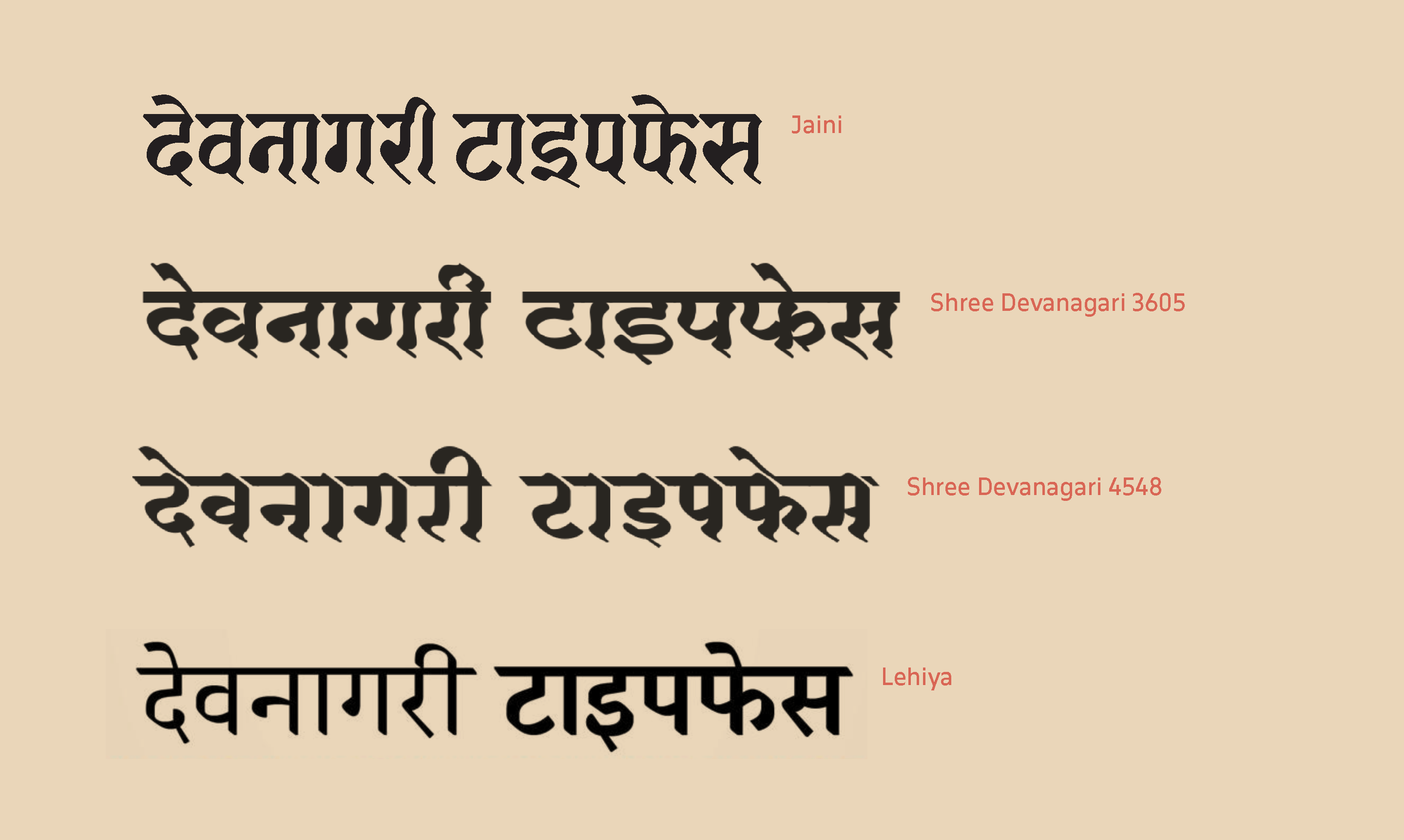 Jaini Purva Regular Font preview