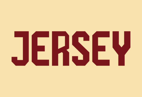 Jersey 10 Font preview
